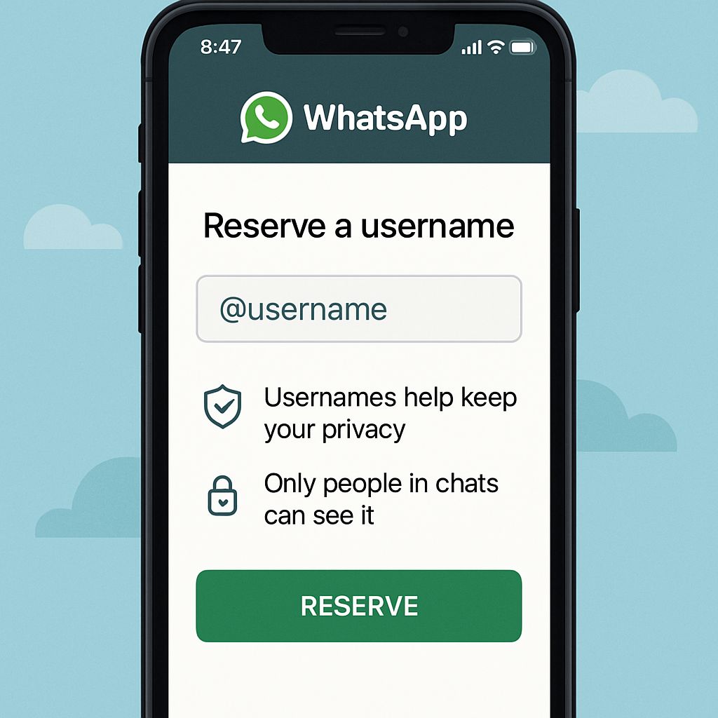 WhatsApp Usernames Roll Out: Reserve Yours, Protect Privacy