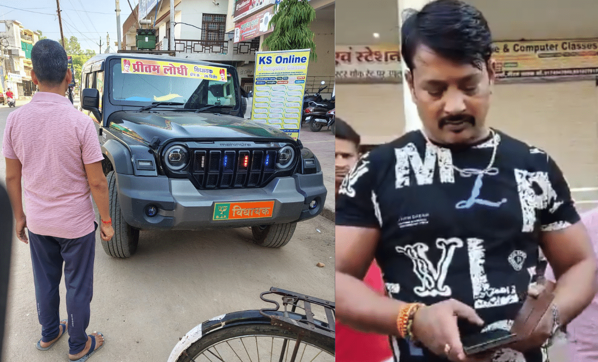 BJP MLA Son Hits 5 in MP, Sparks Political Controversy