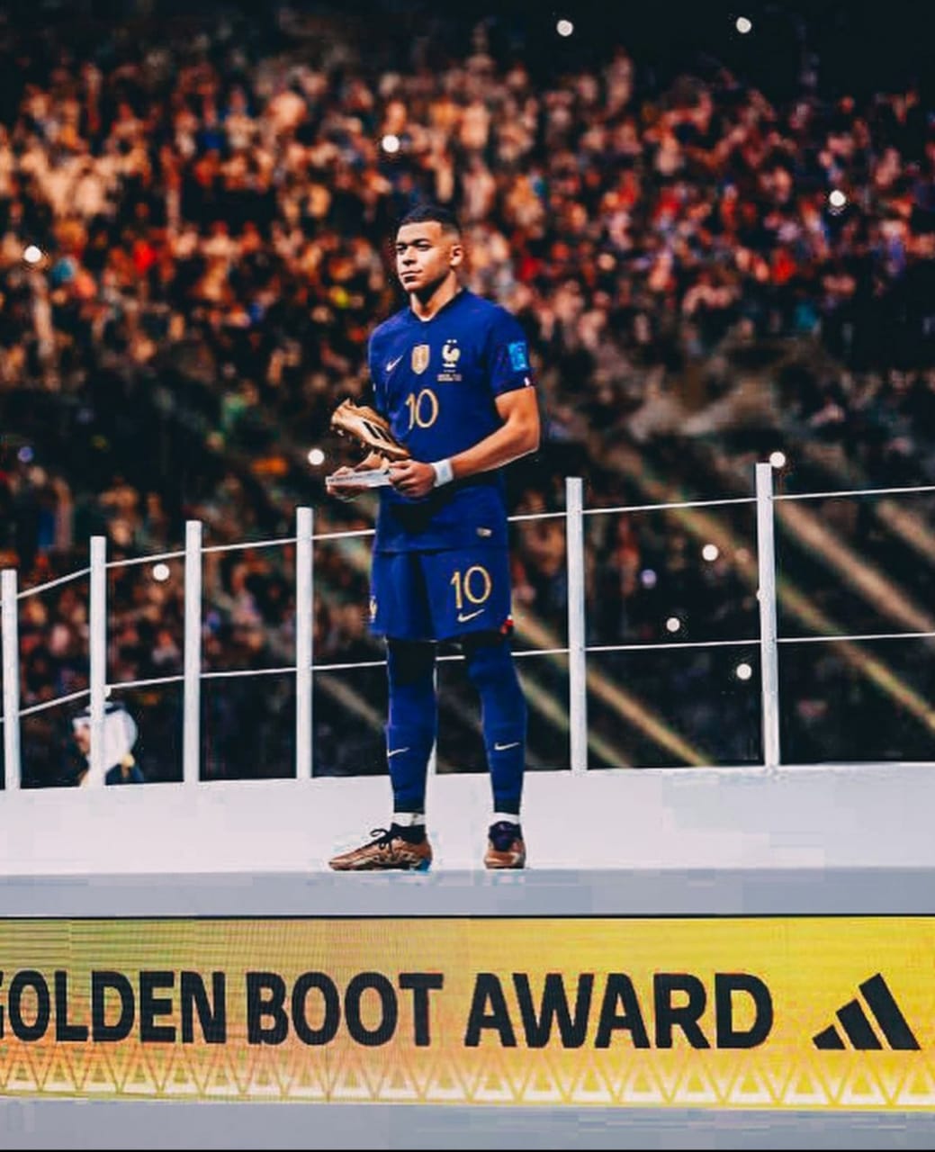 Mbappe wins Golden boot