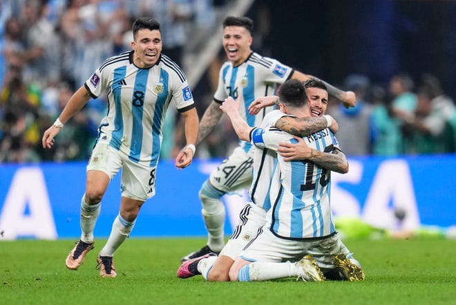 Argentina team Celebration 