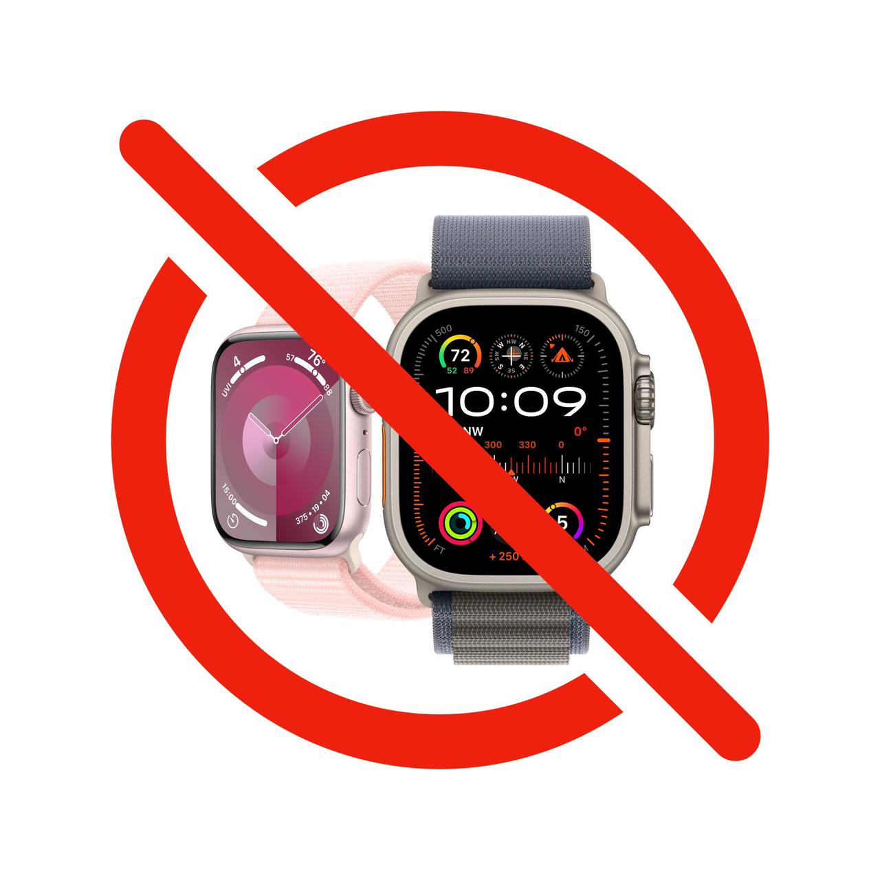 ban on the sales of apple watches series 9 and ultra 2