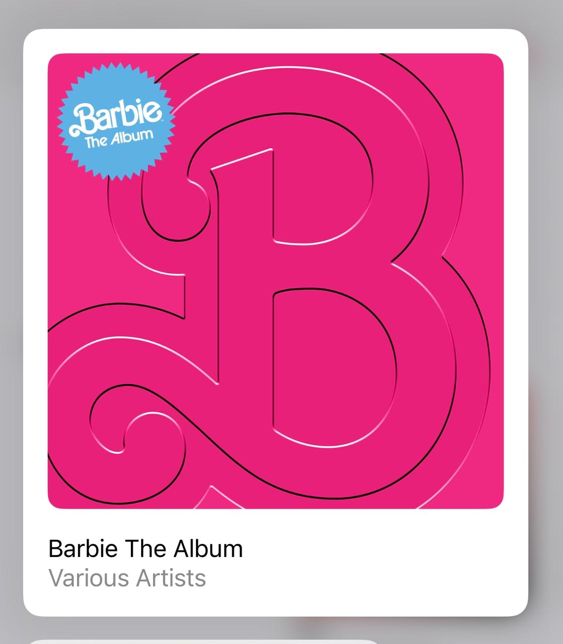 Barbie Album Cover