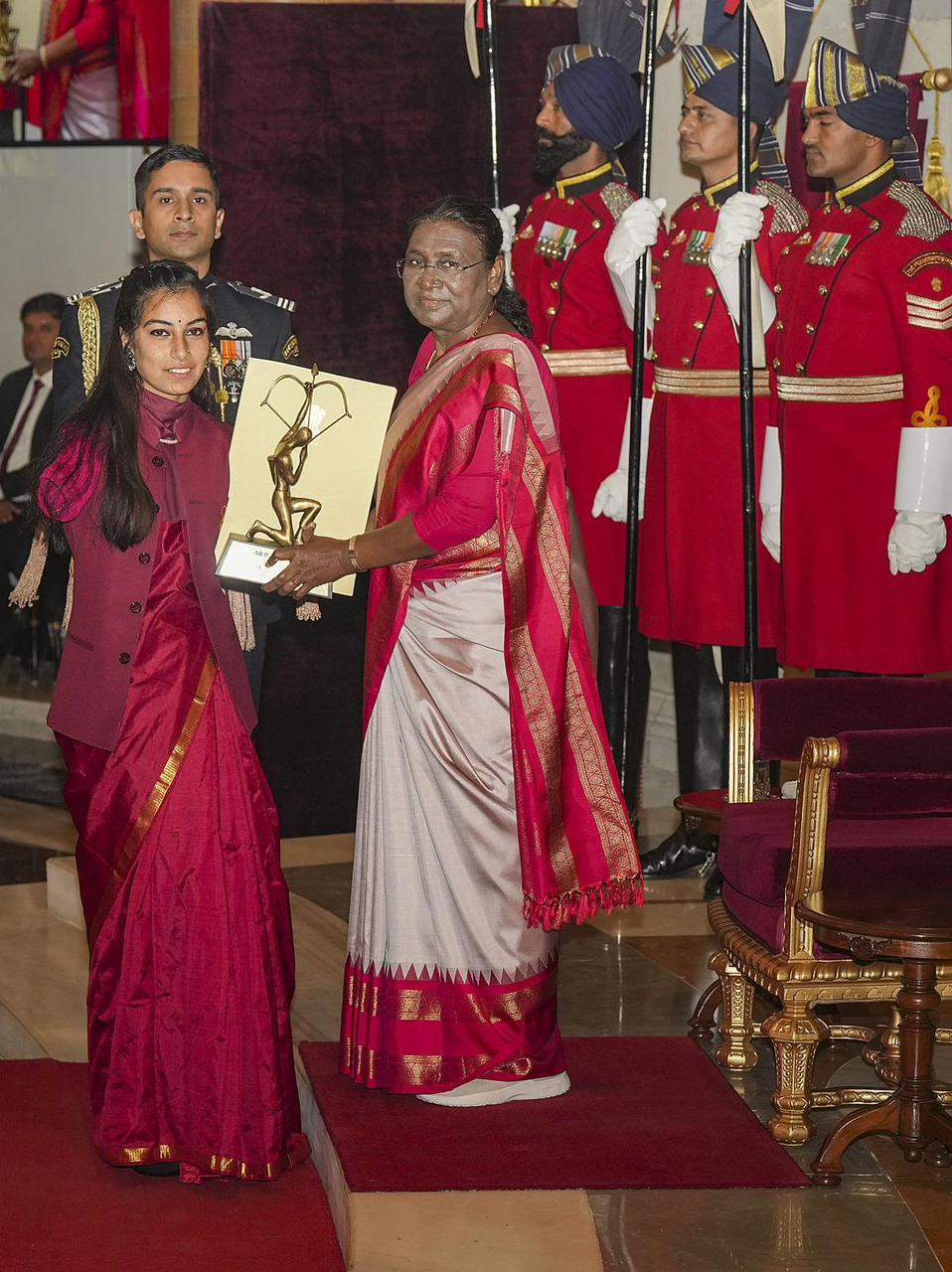 Cricket Mohammed Shami and para archer Sheetal Devi are among 26 athletes and para-athletes who were conferred with Arjuna Award this year in the Durbar Hall. 