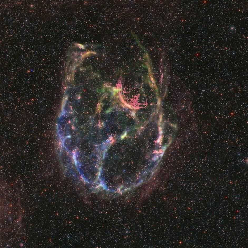A violent supernova is being triggered by gravitational collapse that occurs when the stars, significantly more massive than our sun exhaust fuel. (Representative Image)