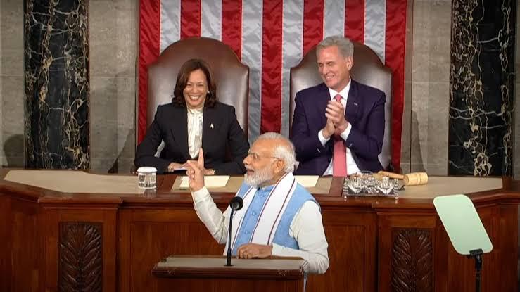 PM Modi and Kamala Harris