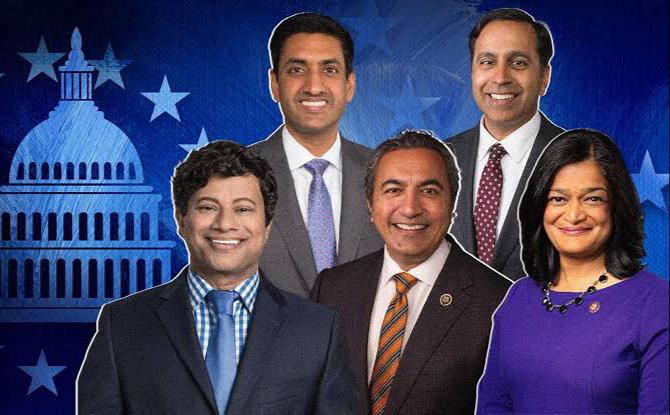 samosa caucus - Ami Bera,Shri Thanedar, Krishnamoorthi, Ro Khanna and Pramila Jayapal. 