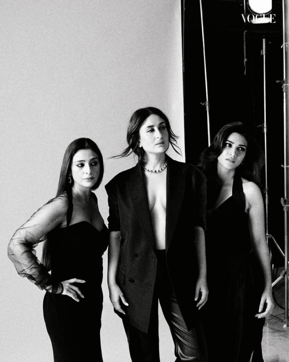 kareena,kriti and tabu photoshoot for their upcoming film THE CREW