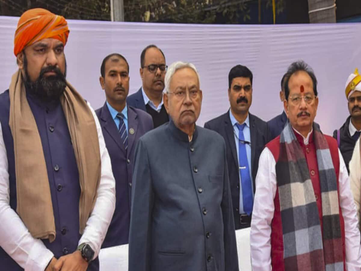 bihar cm nitish kumar with deputy chief ministers