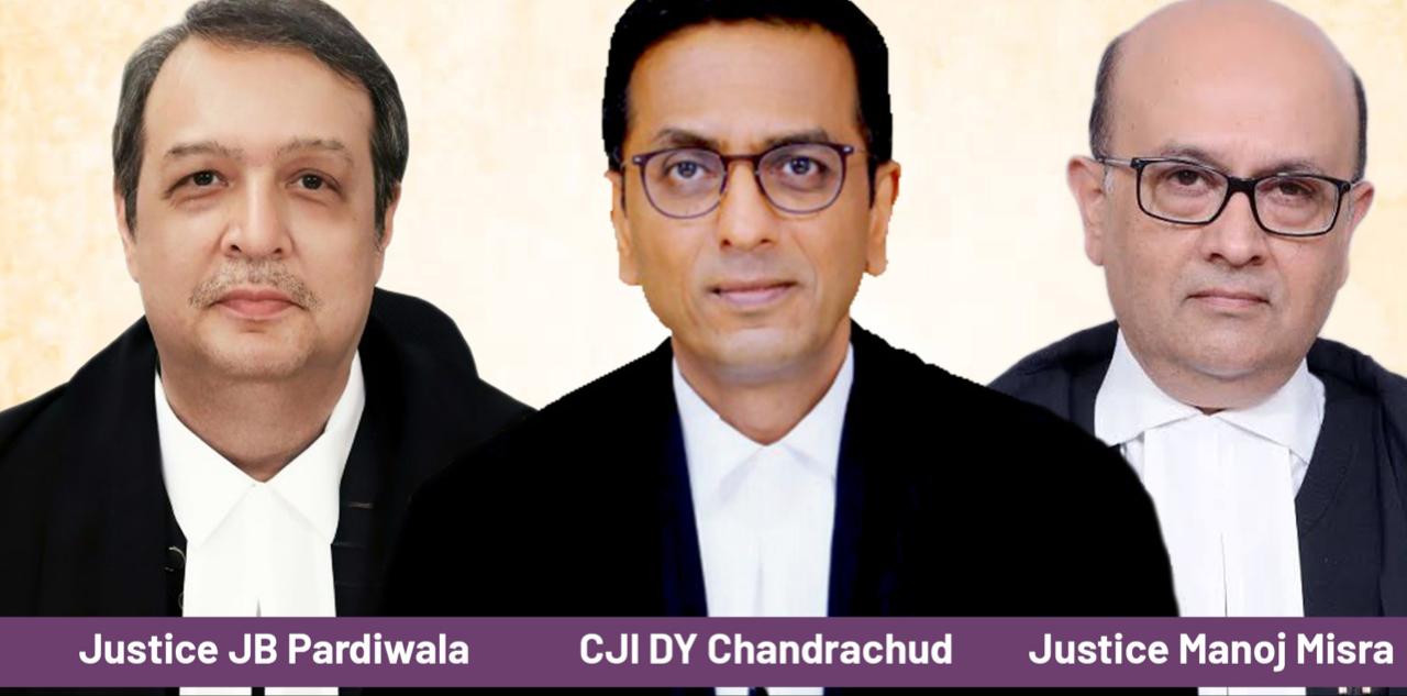 Chief Justice of India DY Chandrachud, presiding over a three-judge bench with Justices J B Pardiwala and Manoj Misra,stated it as "murdering democracy."