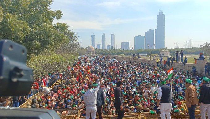 farmers protest