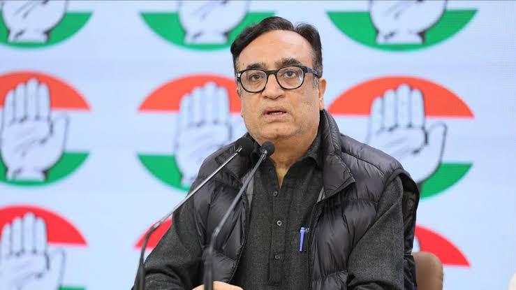 Congress treasurer Ajay Maken in a press conference,