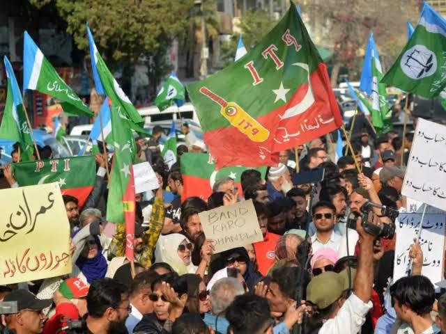 nationwide protests initiated by the imprisoned former prime minister Imran Khan's Pakistan Tehreek-e-Insaf (PTI) party,