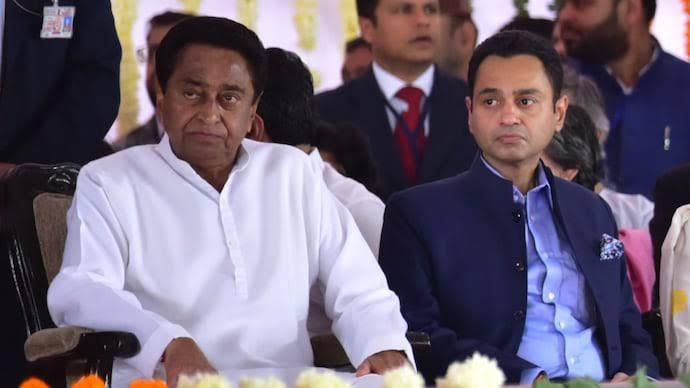 kamal nath with his son