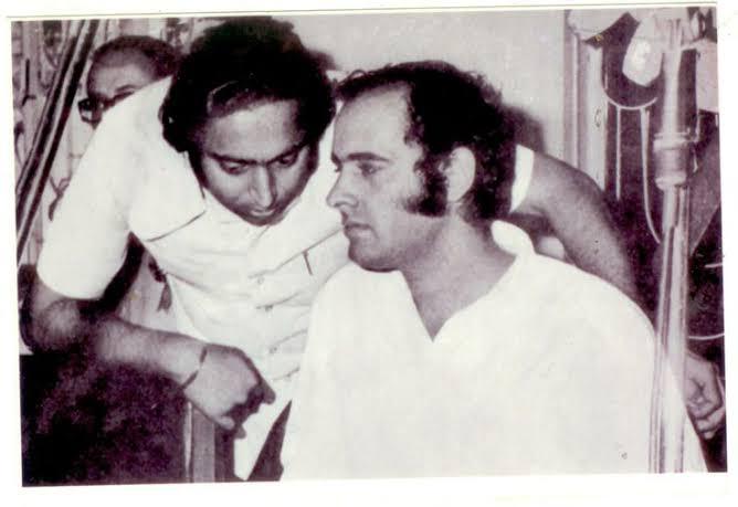 kamal Nath with Rajeev Gandhi