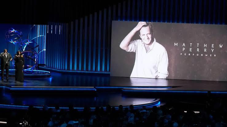 Matthew Perry received a touching tribute during the 2023 Emmys' In Memoriam segment