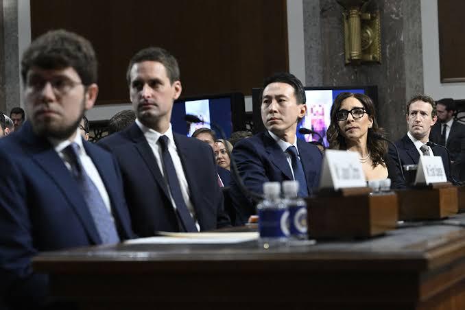 The Senate Judiciary Committee held a focused hearing on child safety, summoning CEOs of major tech companies like X, Meta, Snap, TikTok, and Discord. 