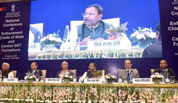 National Conference of Enforcement Chiefs of State and Central GST Formations in New Delhi