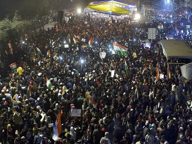 PROTEST AGAINST CAA IN SHAHEEN BAGH, DELHI