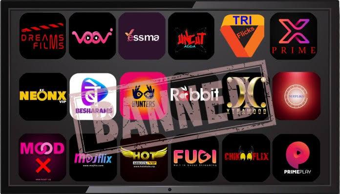 Union I&B Ministry Blocks 18 OTT Apps for Obscene and Vulgar Content