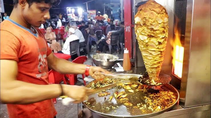 shawarma street food