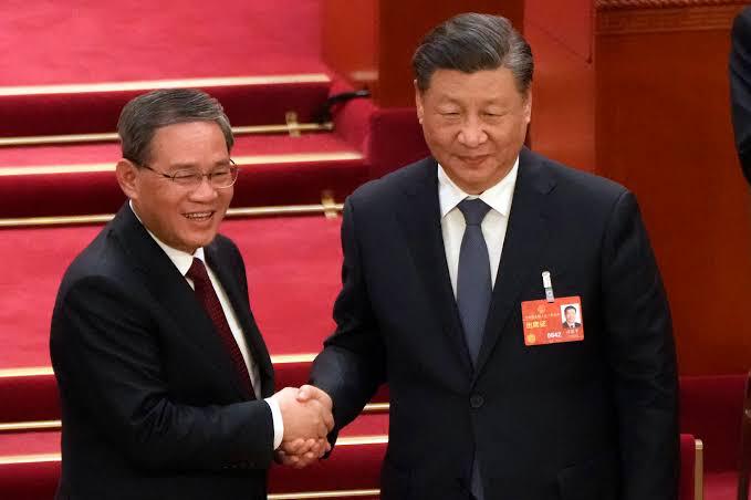 xi jinping with china's premier
