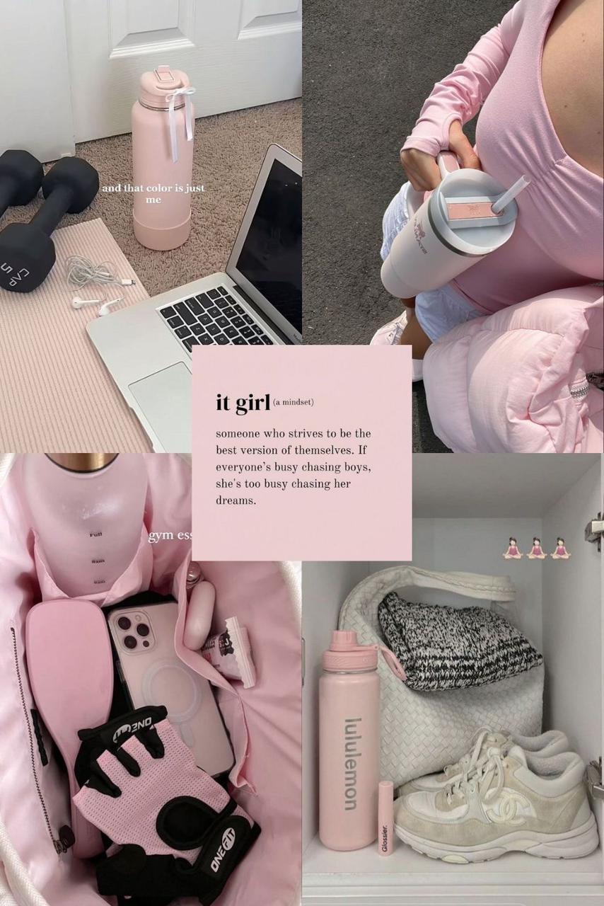 soft girl mood board