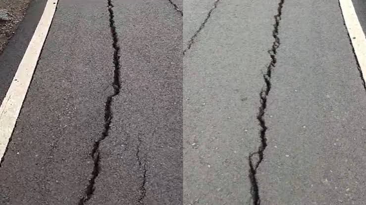 cracks on atal setu