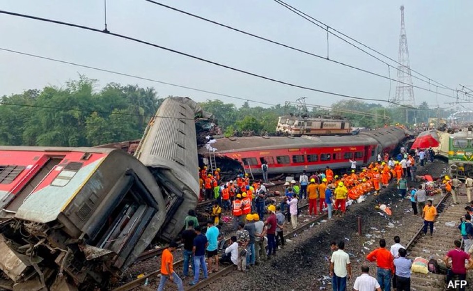 Photo Balasore Train Tragedy 