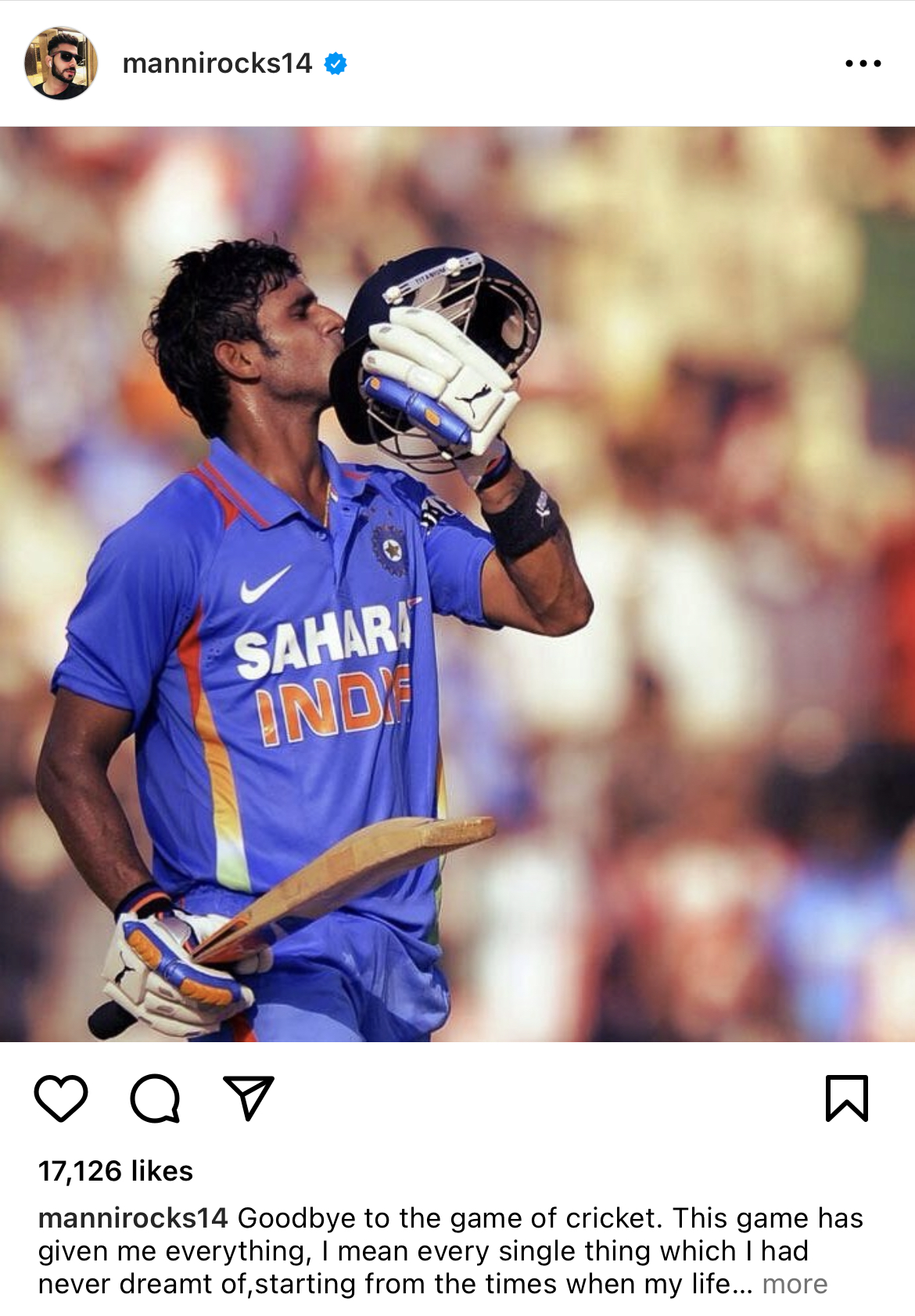 Photo Cricketer Manoj Tiwary bids farewell to cricket