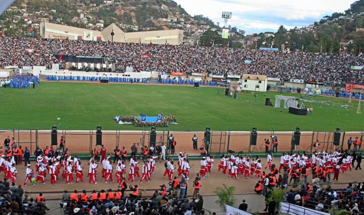 Photo tampede at a stadium in Antananarivo, the capital of Madagascar