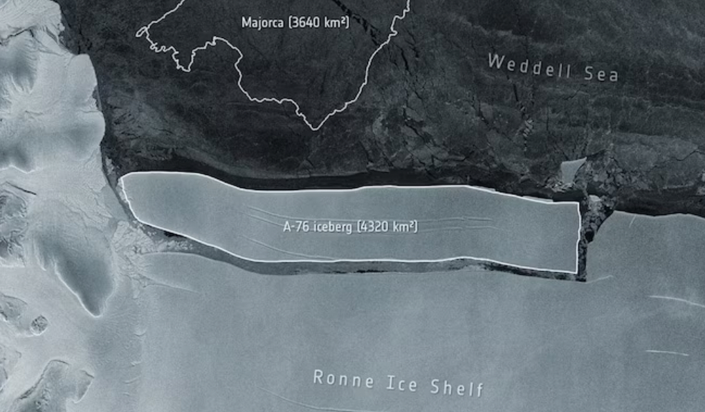 Another Antarctic Iceberg Calves, Raising Concerns About Ice Shelf Stability