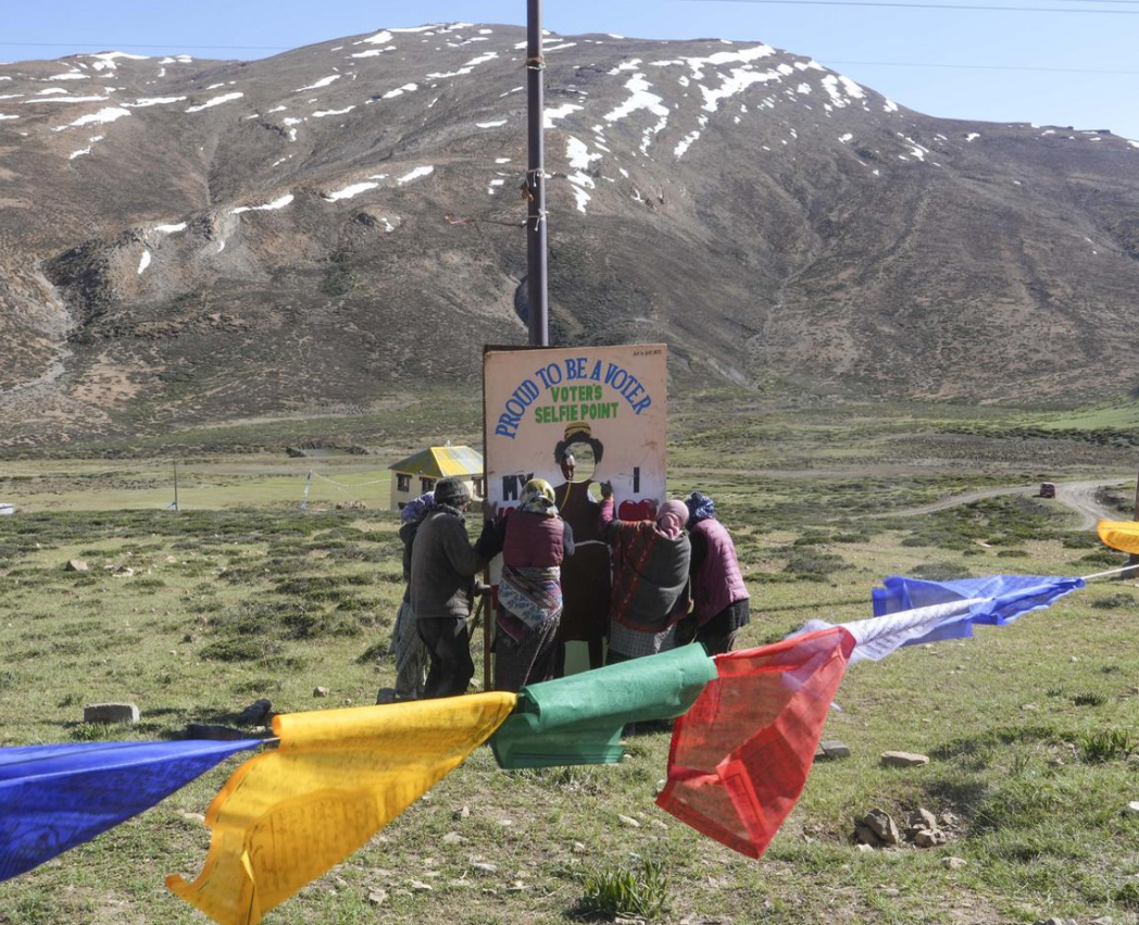 India's Highest Polling Station in Tashigang