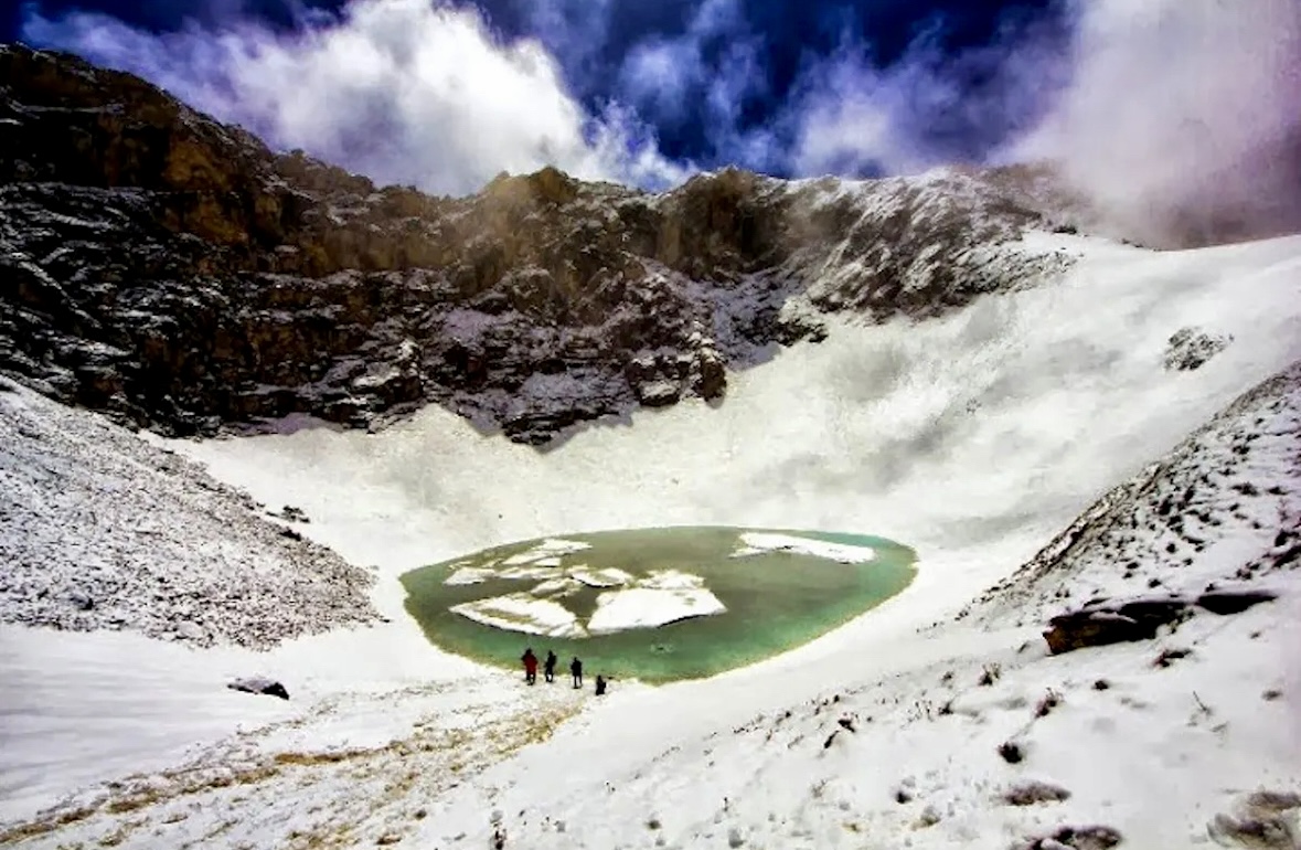 Photo The Skeleton Lake of Roopkund, India: