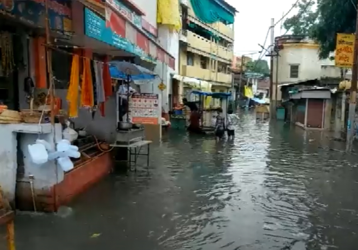 Photo heavy rain in rajasthan