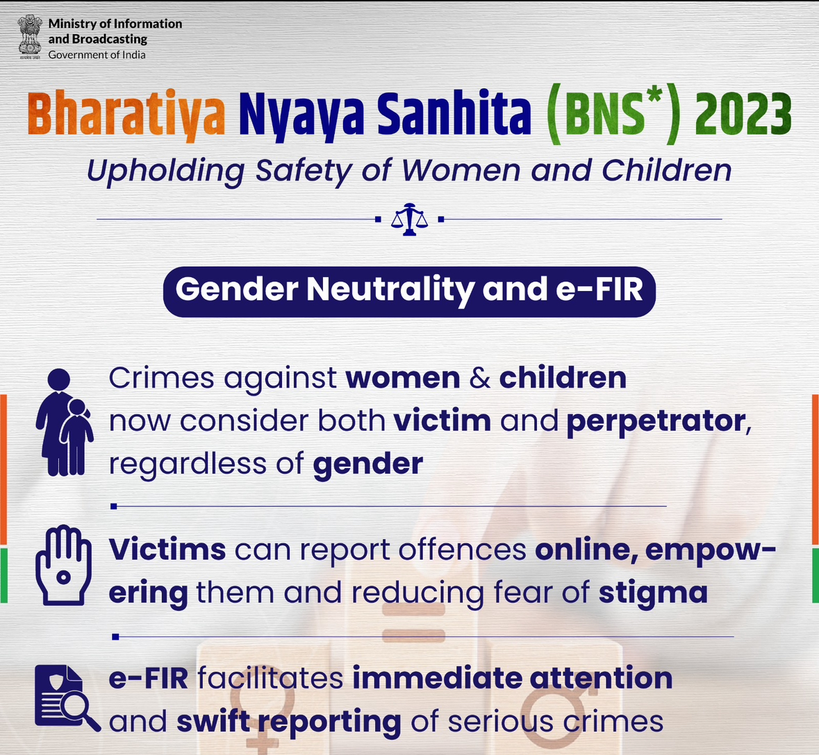 BNS 2023: Ensuring Safety for Women and Children with Bharatiya Nyaya Sanhita