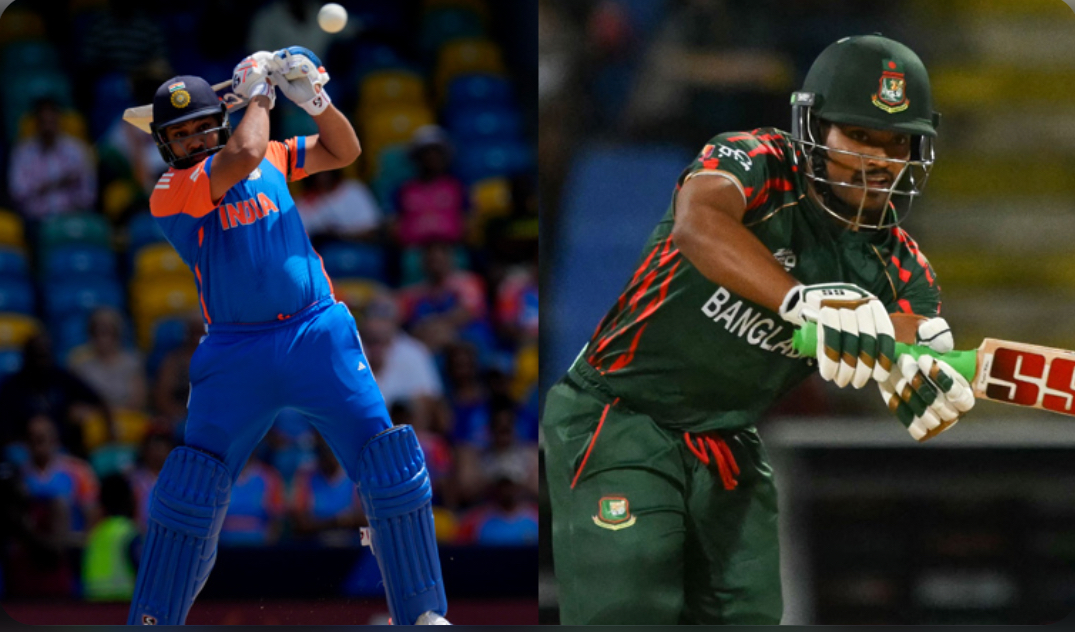 Cricket Clash: India and Bangladesh Wrestle for Victory at the Super 8"
