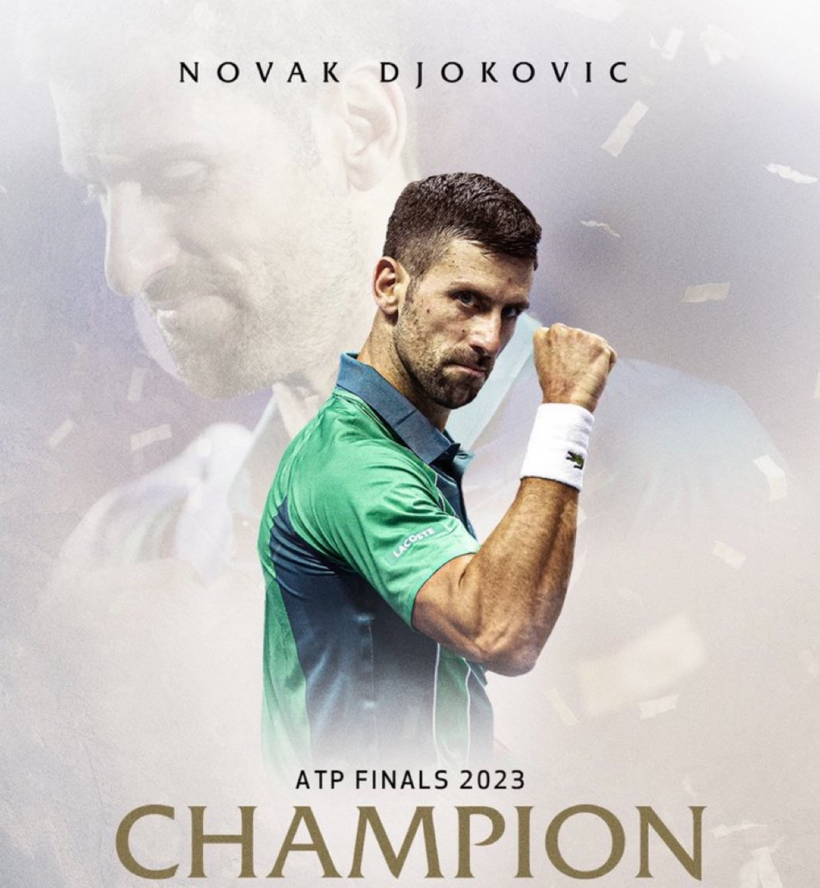 Djokovic wins the seventh ATP Finals title by defeating Sinner