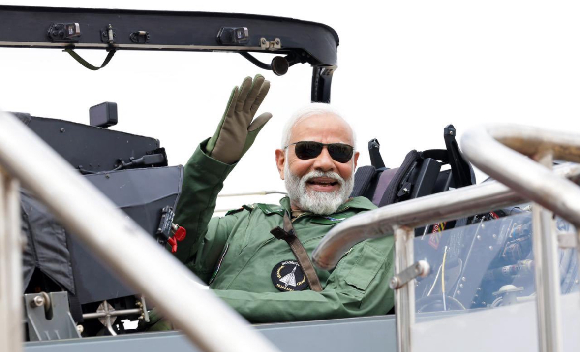 PM Modi Makes History as the First Prime Minister to Fly LCA Tejas