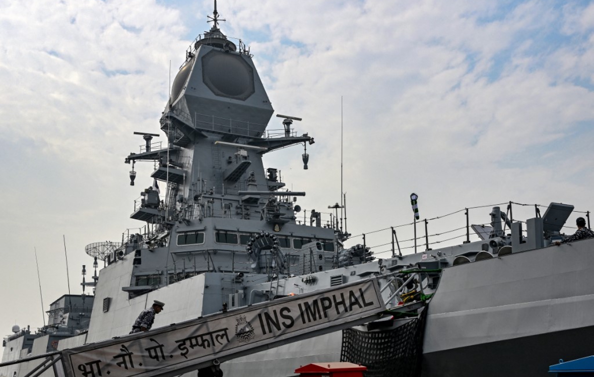 Indian Navy's Pride: 'INS Imphal'- the Indigenous Destroyer Commissioned in Mumbai