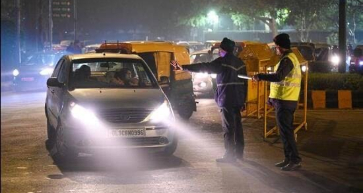 Over 4,200 challans were issued, and drink driving cases doubled on New Year's Eve in Delhi