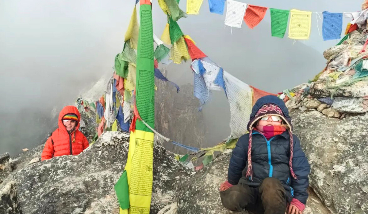 4-year-old Czech girl achieves remarkable feats by reaching Everest Base Camp