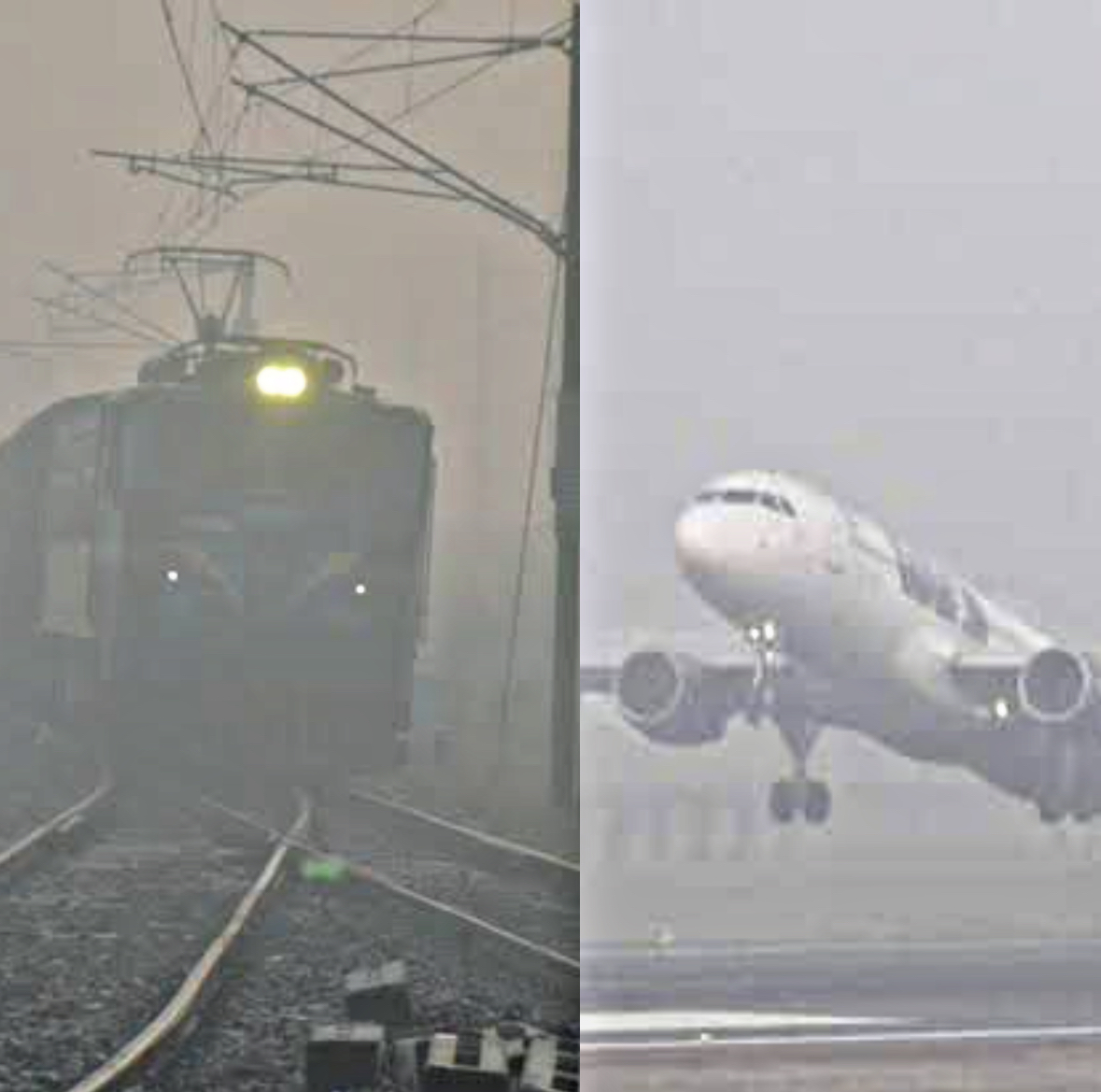 Delhi: Fog causes over 170 flights to be impacted and delays 20 trains