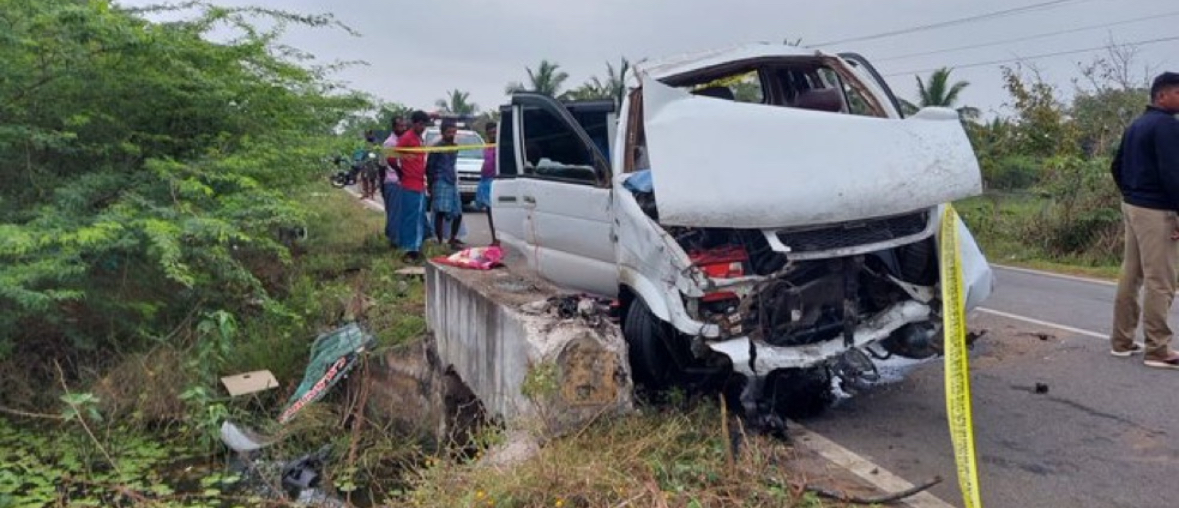 Tragic accident near Manora in Thanjavur district claims four lives and leaves seven injured