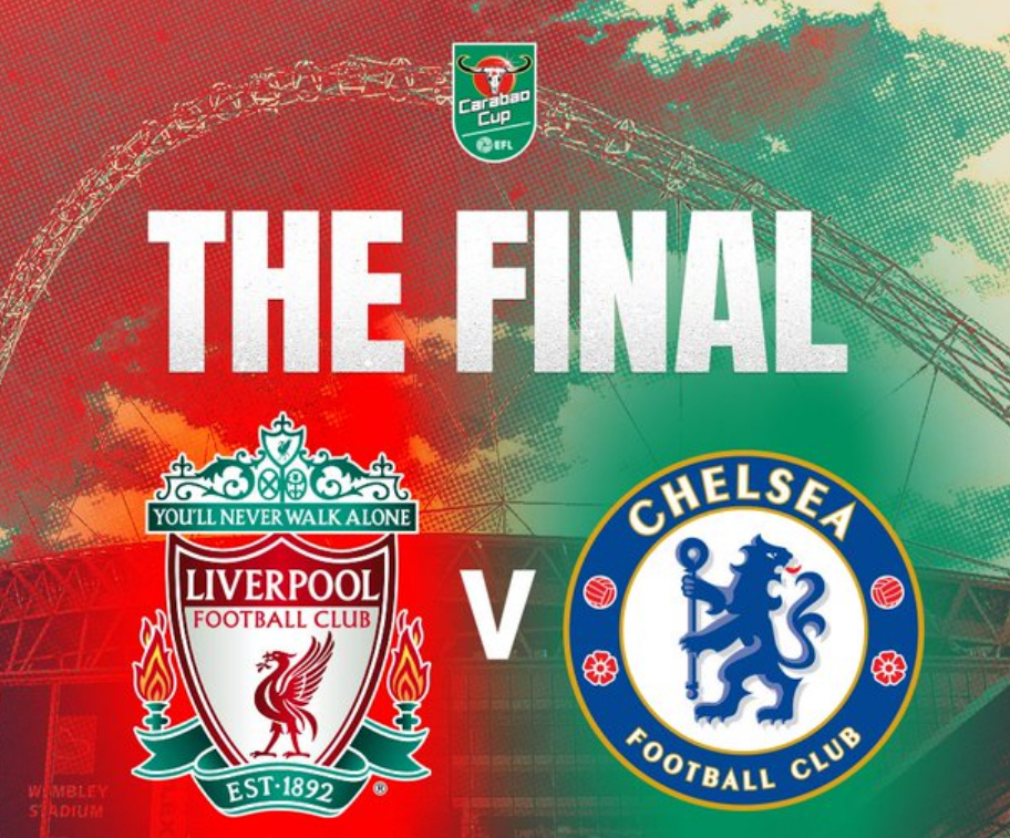 Liverpool defeat Fulham to face Chelsea in the English League Cup final at Wembley