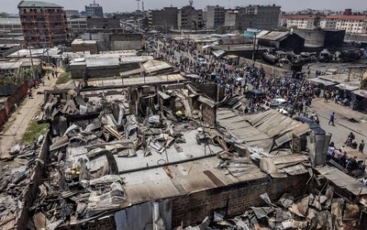 Kenya's Capital, Nairobi in shock as illegal gas depot explosion leaves 3 dead, 280 injured