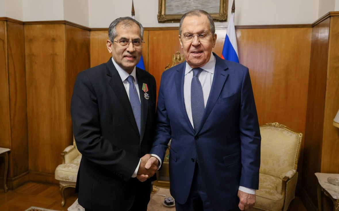 Foreign Minister Sergey Lavrov Commends Ambassador Pavan Kapoor