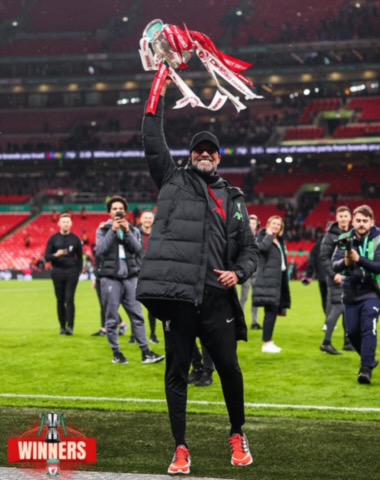 Liverpool defeated Chelsea 1-0 to win the English League Cup 