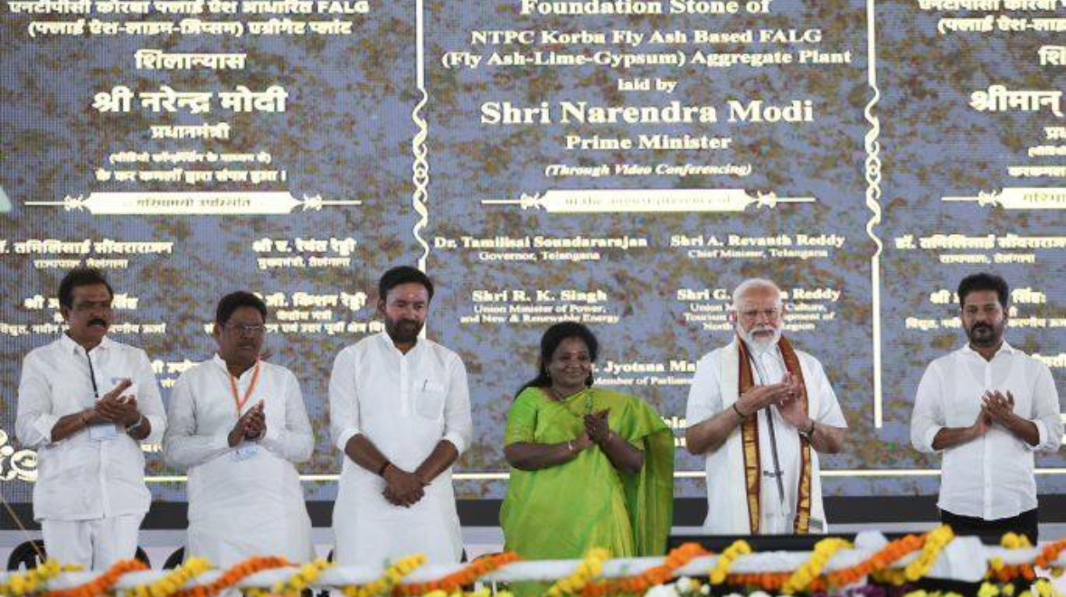 PM Modi Unpacks 30 Projects in Telangana, Congress CM Calls Him Elder Brother 