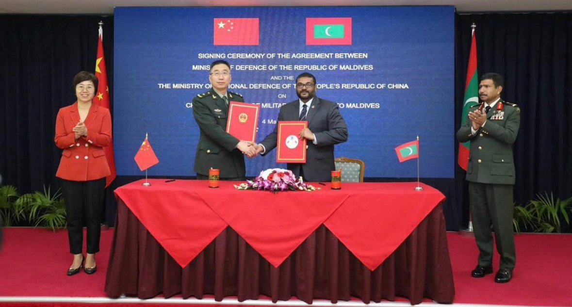 China Extends free Military Aid to Maldives Amidst Dispute with India