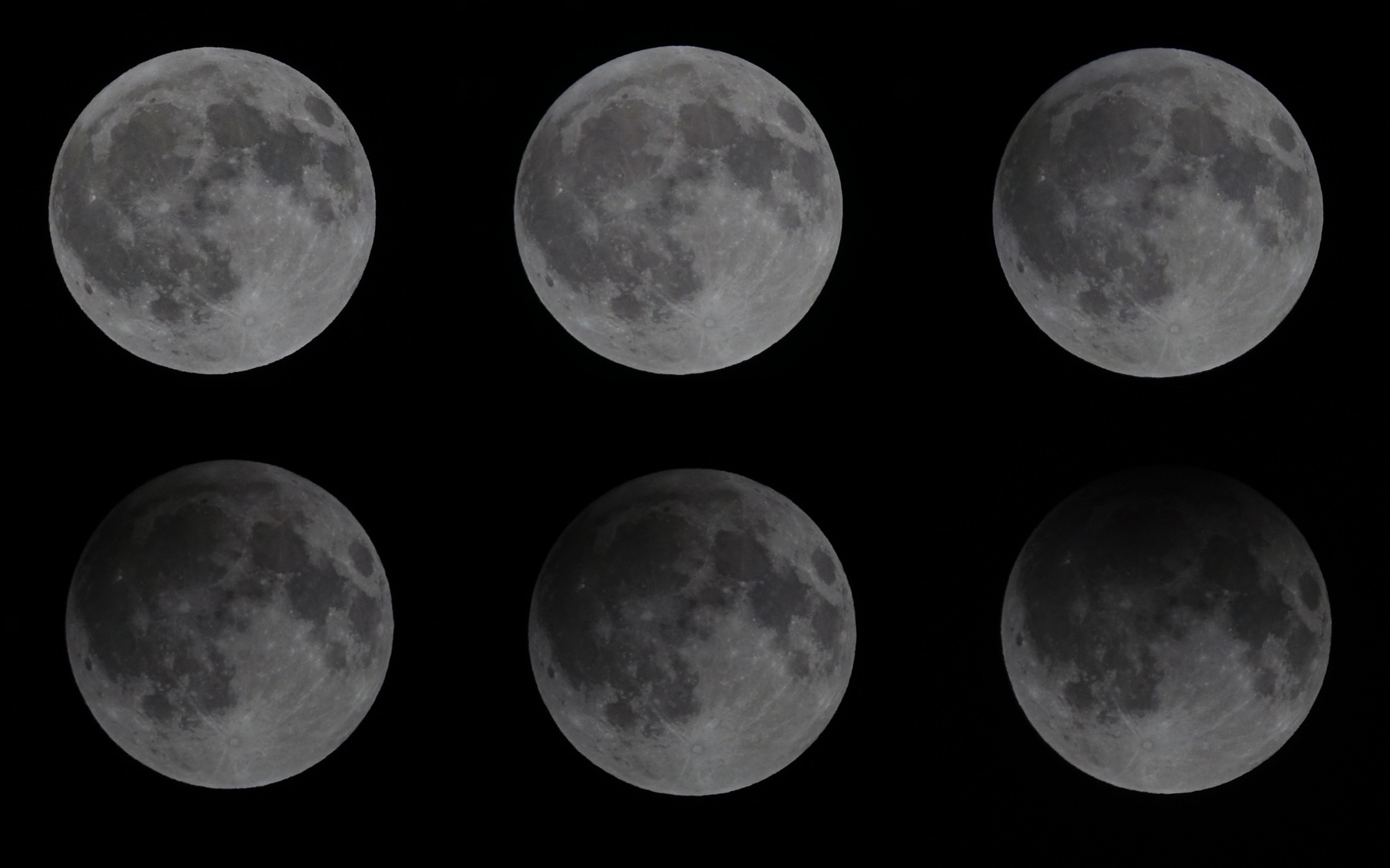 Phases of Lunar eclipse 